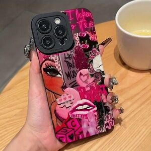 Pink Graffiti Art iPhone Case